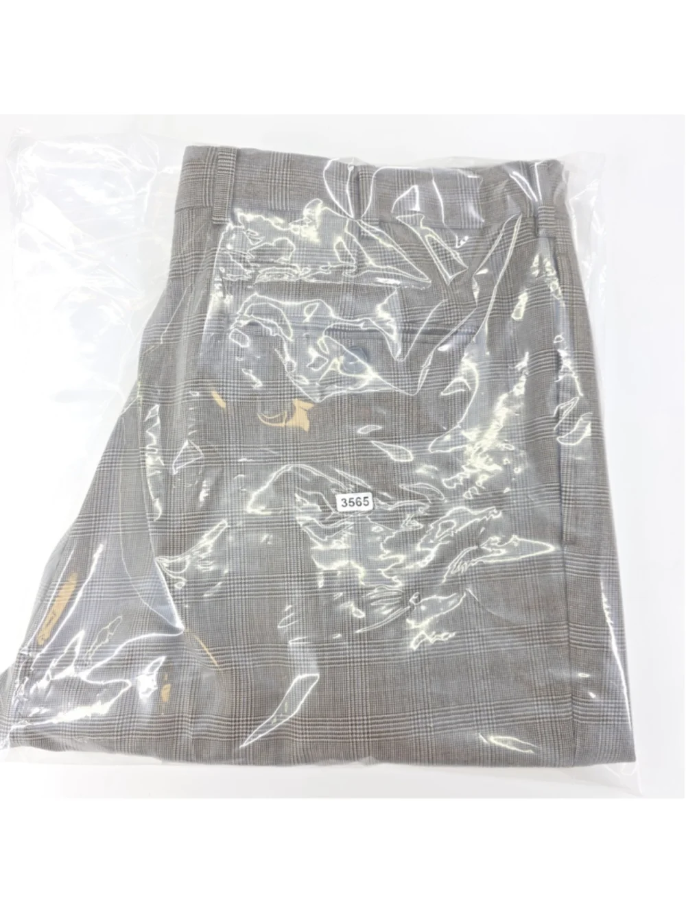 Brooks Brothers 1818 Madison Dress Pants Mens 35x29 Brown Glen Plaid 100% Wool